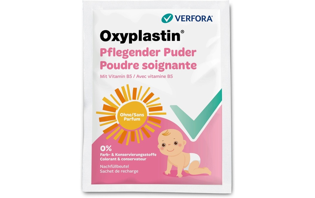 OXYPLASTIN Talc pour bébé Sac de remplissage 70 g