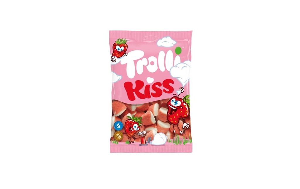 Trolli Bonbons gommeux Kiss 200 g