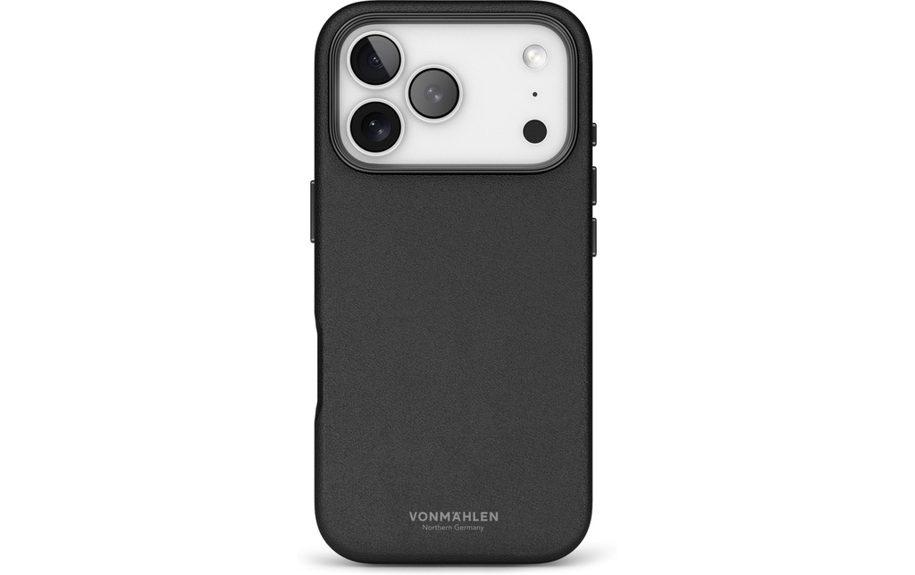 Vonmählen Coque arrière Like Leather iPhone 17 Pro Max Black