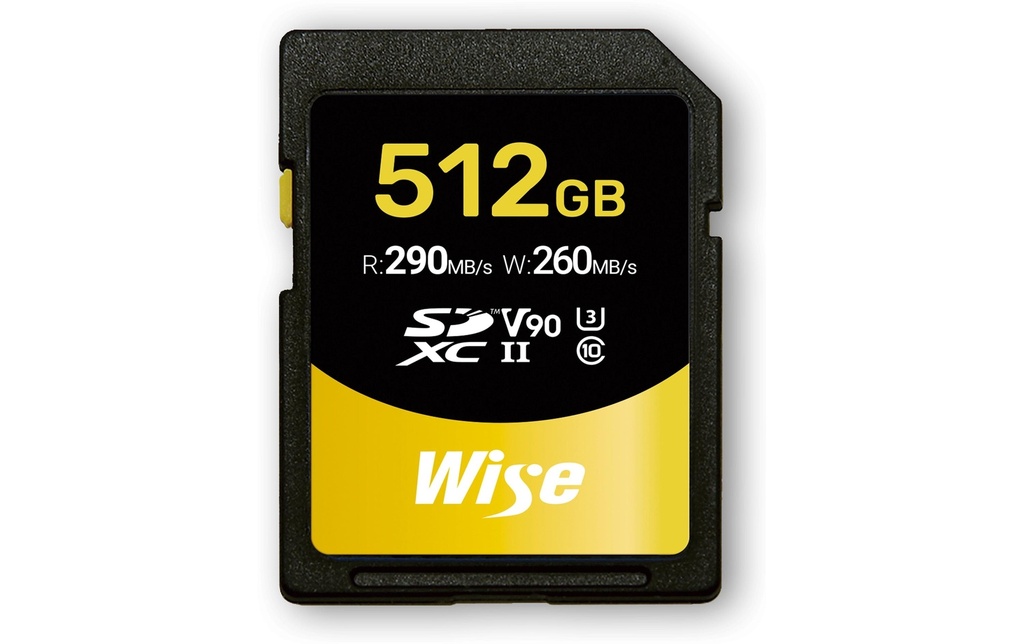 Wise Carte SDXC UHS-II V90 512 GB