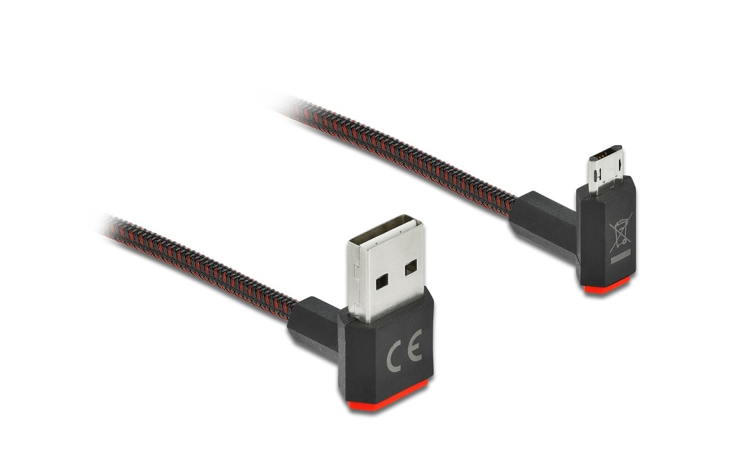 Delock Câble USB 2.0 EASY-USB USB-A - Micro-USB B 0.2 m