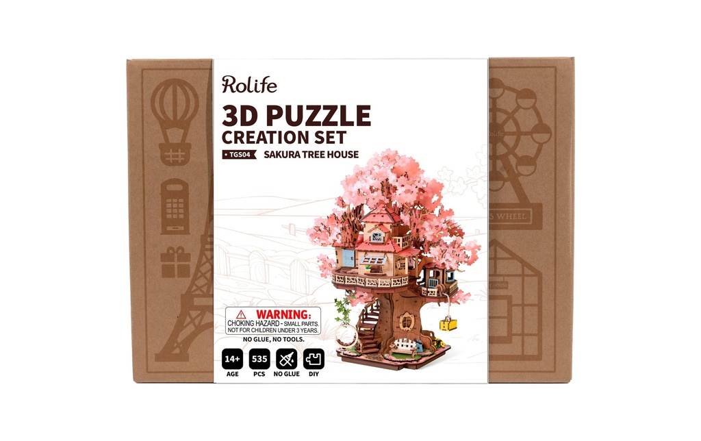 Rolife Kits de montage Sakura Tree House
