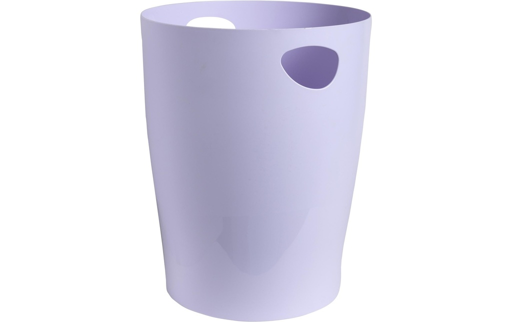 Exacompta Corbeille à papier ECOBIN Aquarel 15 l, Mauve