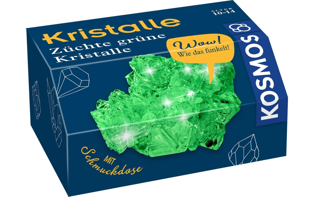 Kosmos Boîtes d’expérimentation Grüne Kristalle selbst züchten