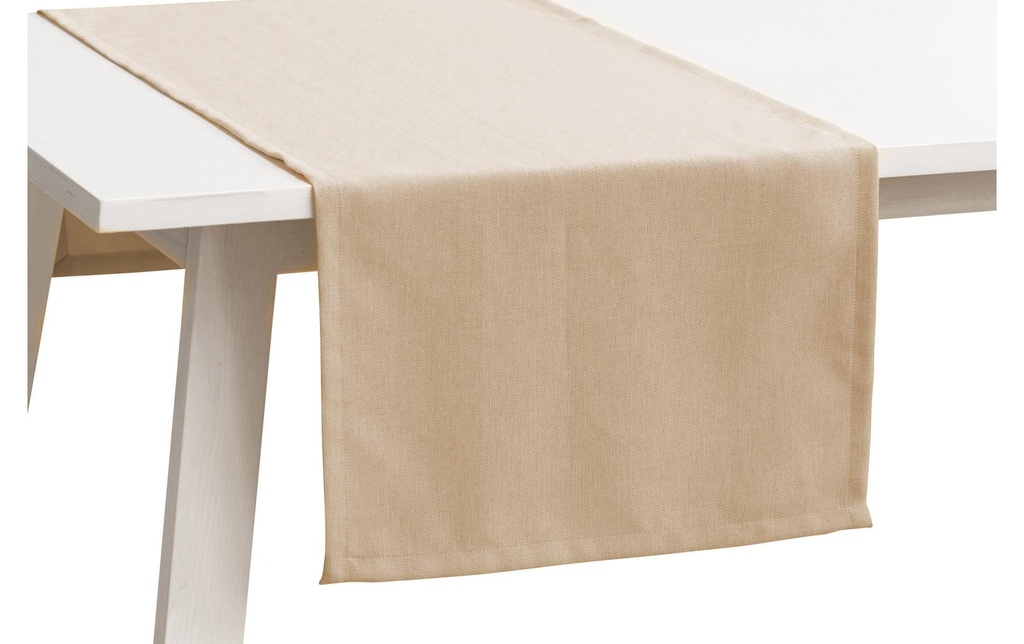 Pichler Chemin de table Panama 50 cm x 150 cm, Sabler