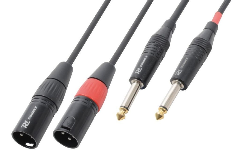 PD Connex CX64-01 XLR 3 pôles, mâle - jack 6.3 mm, mâle 0.2 m