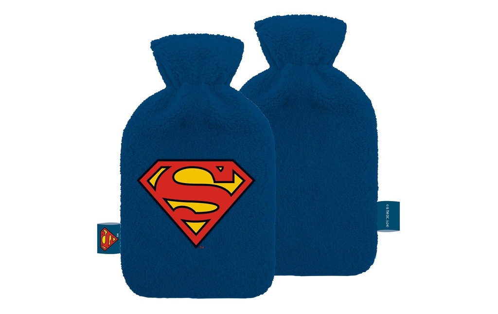 Arditex Bouillotte Superman brodé Bleu foncé
