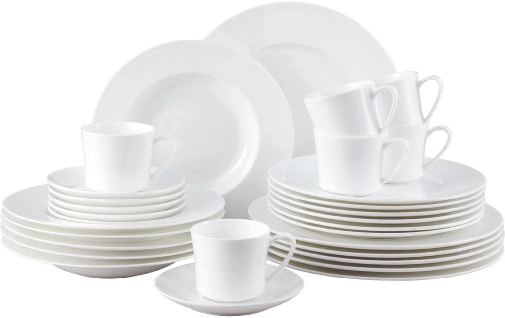 Rosenthal Set de vaisselle Jade 30 pièces, blanc