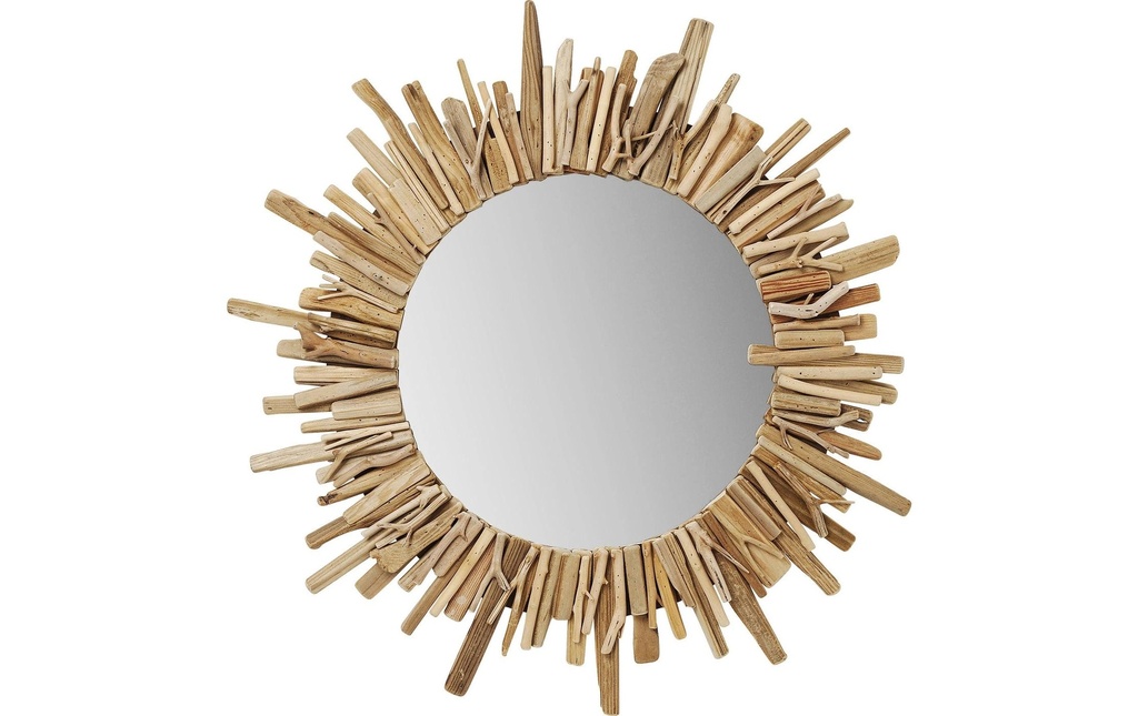 Kare Miroir Legno 82 cm, brun