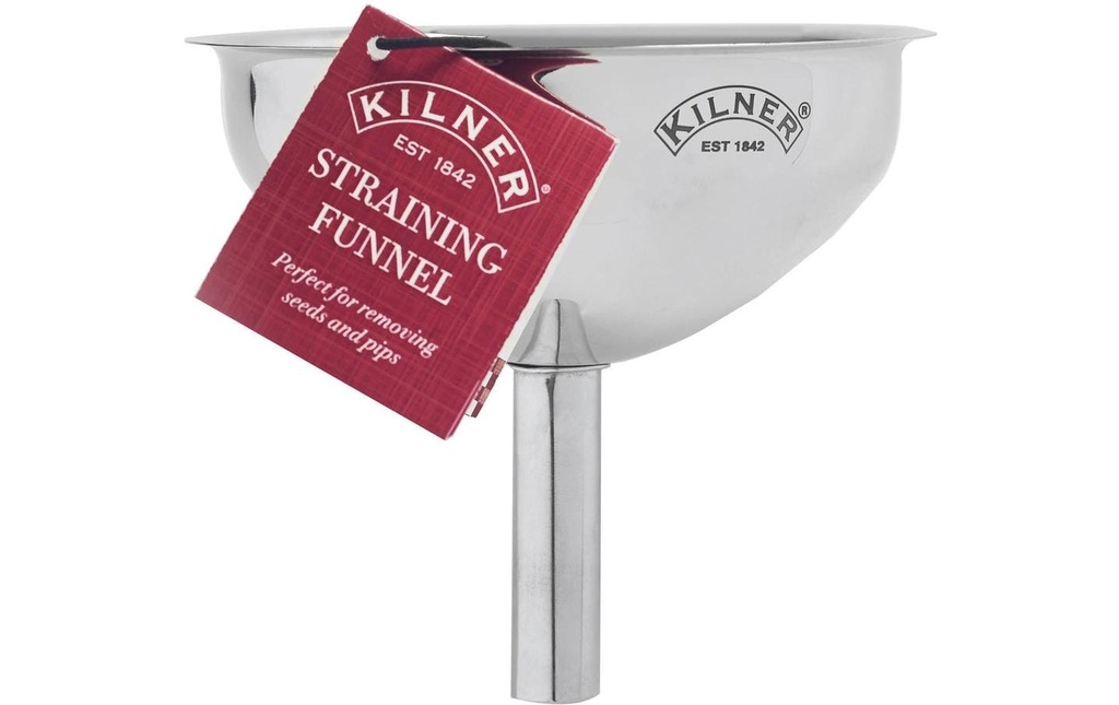 Kilner Entonnoir avec passoire, 14 cm Argenté