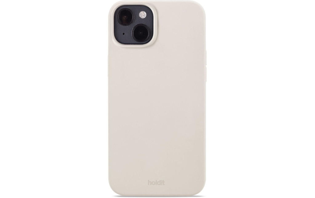 Holdit Coque arrière Silicone iPhone 14 Plus Beige