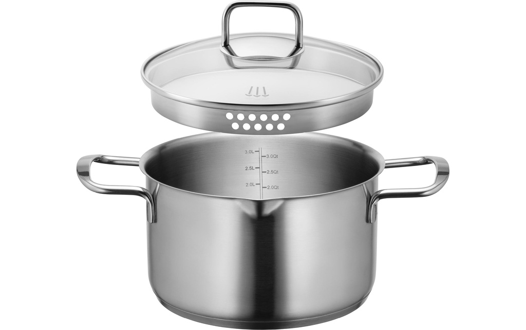 Mäser Casserole SANVITO 20 cm, argent