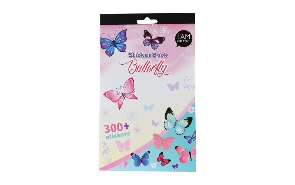 I AM CREATIVE Album d’autocollants Butterfly 6 pages
