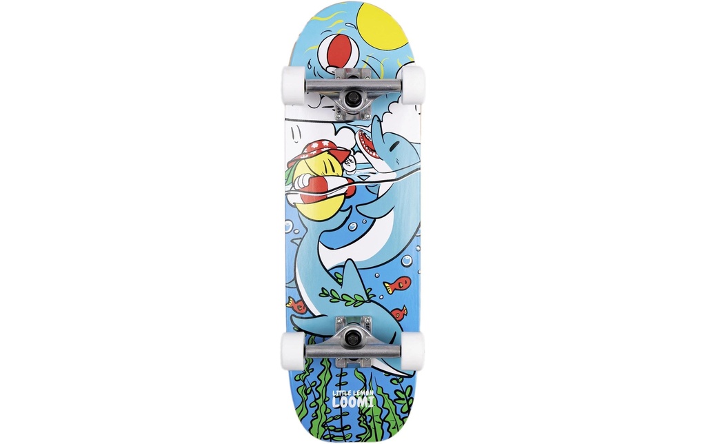 Loomi Boards Skateboard Light Corkgrip Dolphin 25.25