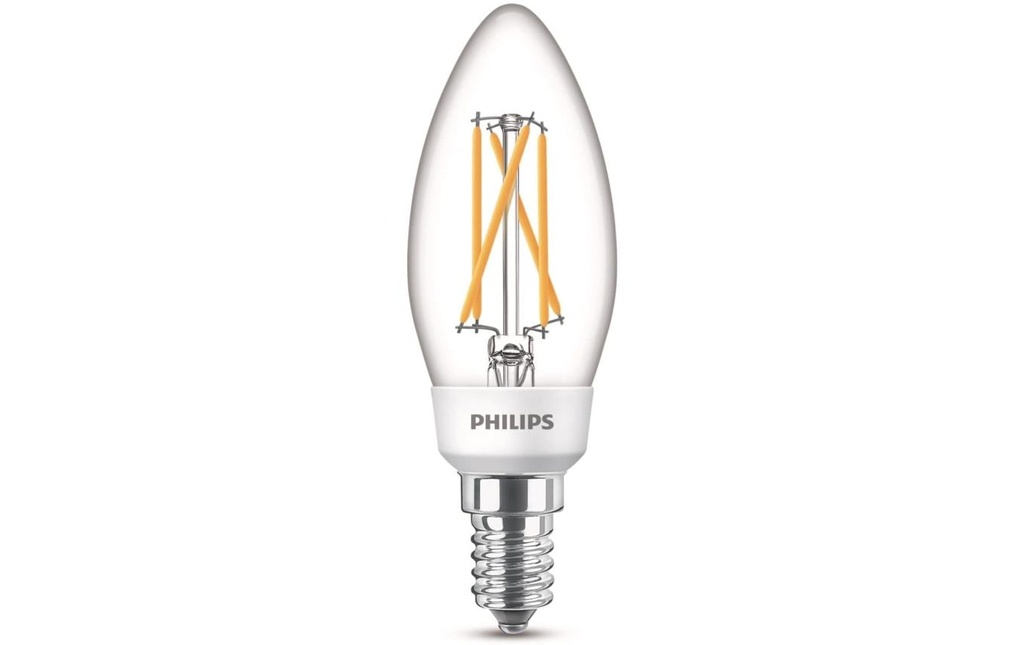 Philips Lampe LED SceneSwitch, bougie E14, intensité lumineuse variable, remplacement de 40W