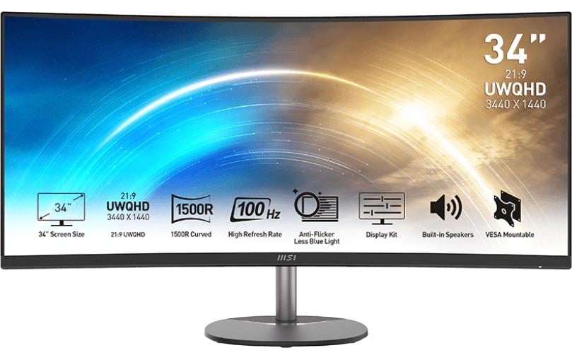 MSI Moniteur PRO MP341CQDE 34 , 3440 x 1440 (UWQHD)