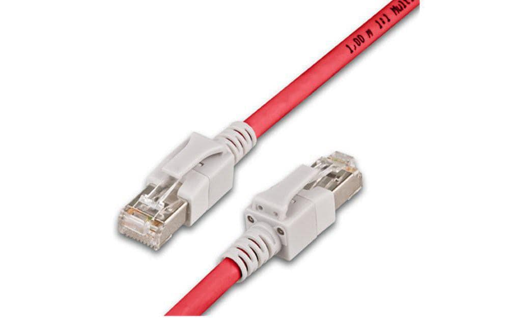 Wirewin Câble patch RJ-45 - RJ-45, Cat 6A, S/FTP, 1.5 m, Rouge