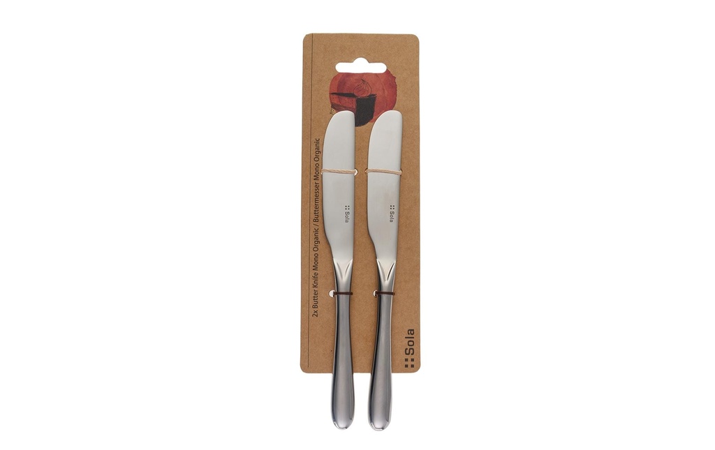Sola Coltello da burro Basic Alpha, poli, 2 pièces