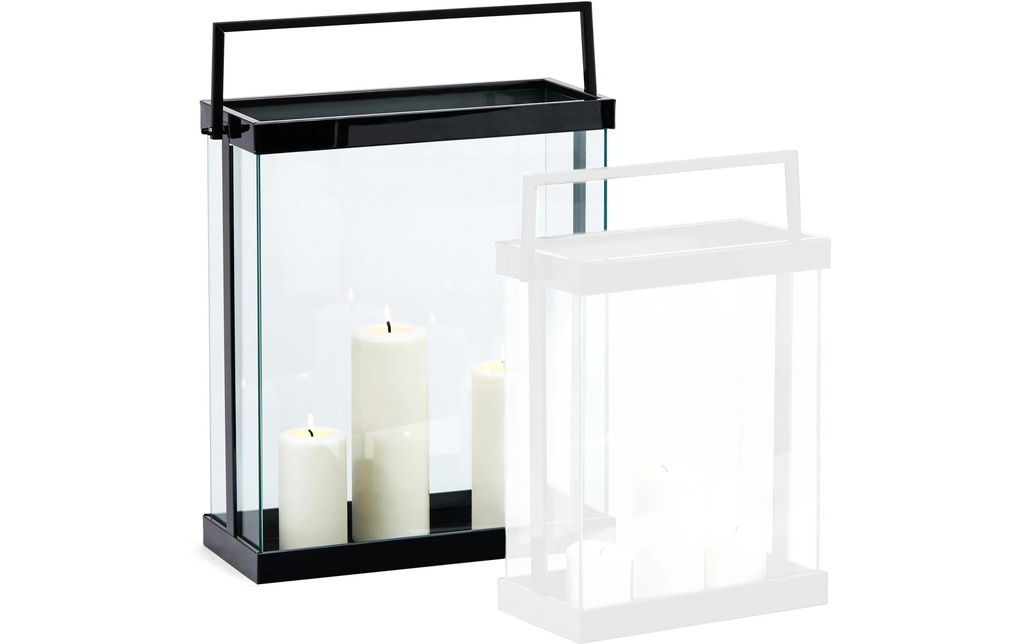 Philippi Lanterne Luxor L 53 cm, noir