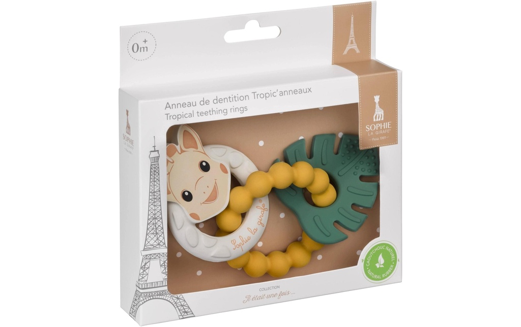 Sophie la girafe Anneau de dentition Tropic'anneaux