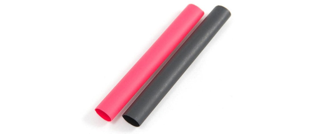 EP Gaine thermorétractable 1 m x 15 mm Rouge Noir