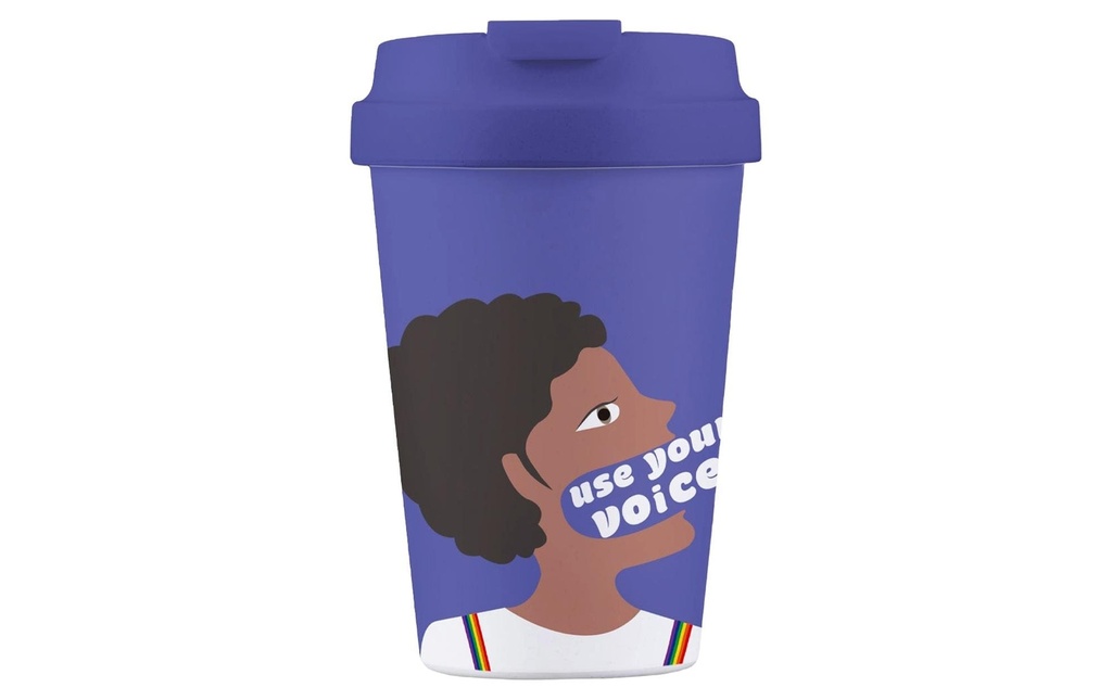 BioLoco Gobelet de plein air Easy Cup-Utilise ta voix 350 ml