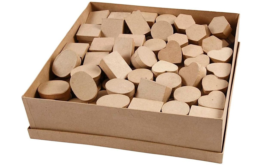 Creativ Company Boîte en carton 144 Pièce/s, Marron