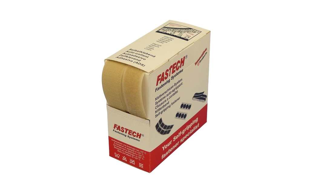FASTECH Boîte de bande auto-agrippante Couleur de peau