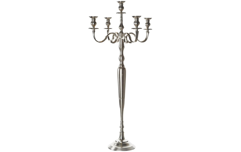 balthasar Chandelier Argent, 57 cm x 120 cm