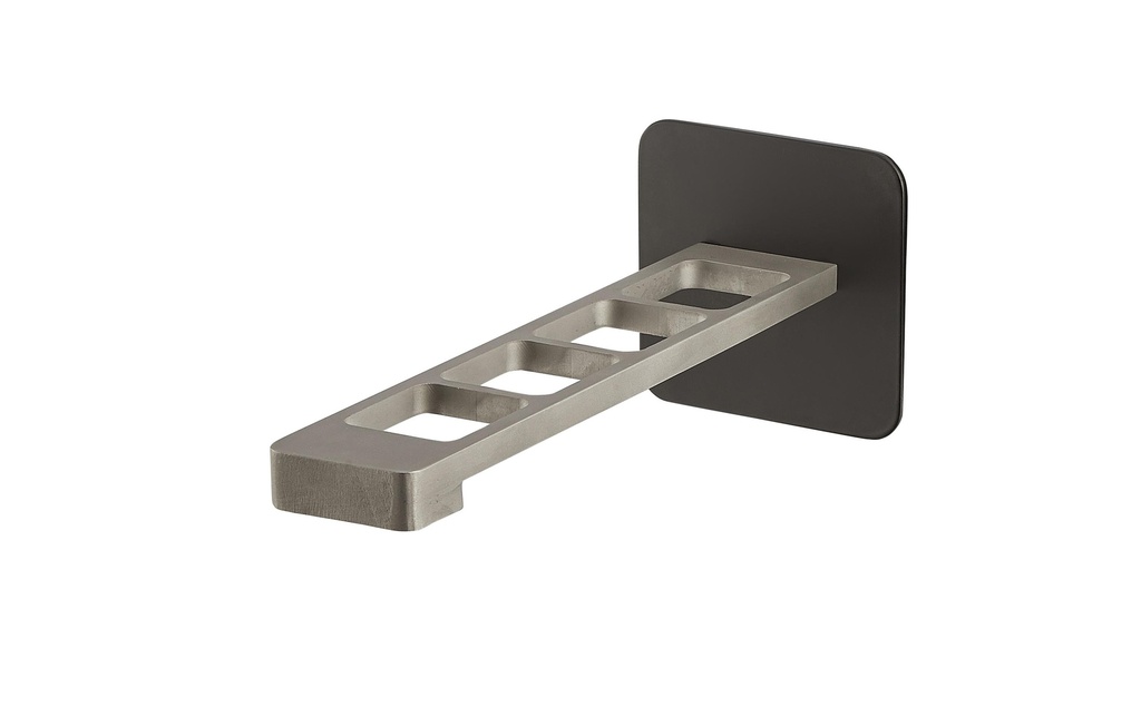 WEBERT Robinetterie de lavabo ONE-X Goulot en fonte, noir mat