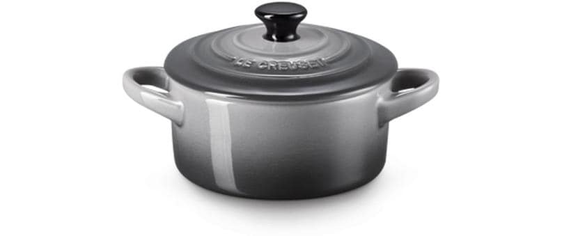 Le Creuset Plat à gratin Mini Cocotte Rond, Gris foncé