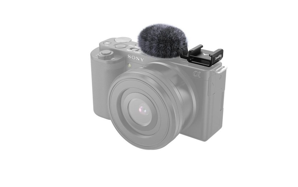 Smallrig Adaptateur Cold Shoe avec protection contre le vent pour Sony ZV