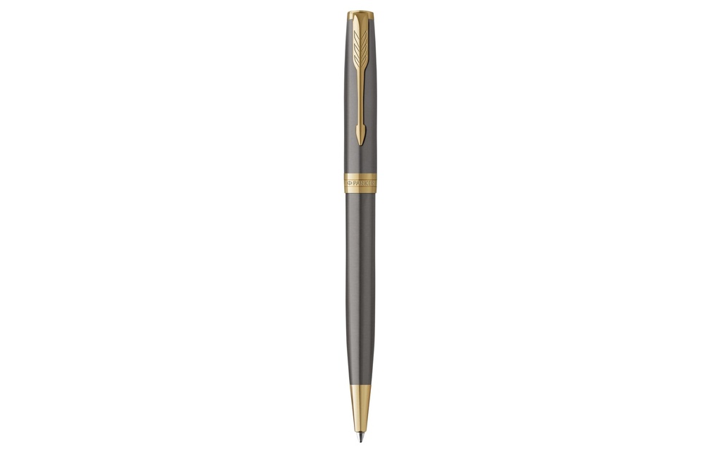 Parker Stylo bille Sonnet moyen (M), Gris/Doré