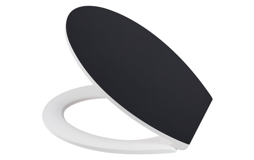 diaqua® Siège de toilette Hollywood Slow Down Noir