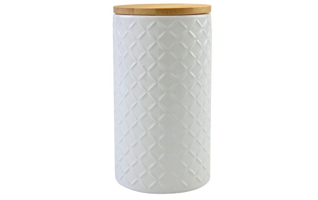 COCON Boîte de rangement Céramique, blanc