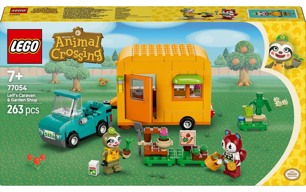LEGO® Animal Crossing La caravane et la pépinière de Gerd 77054
