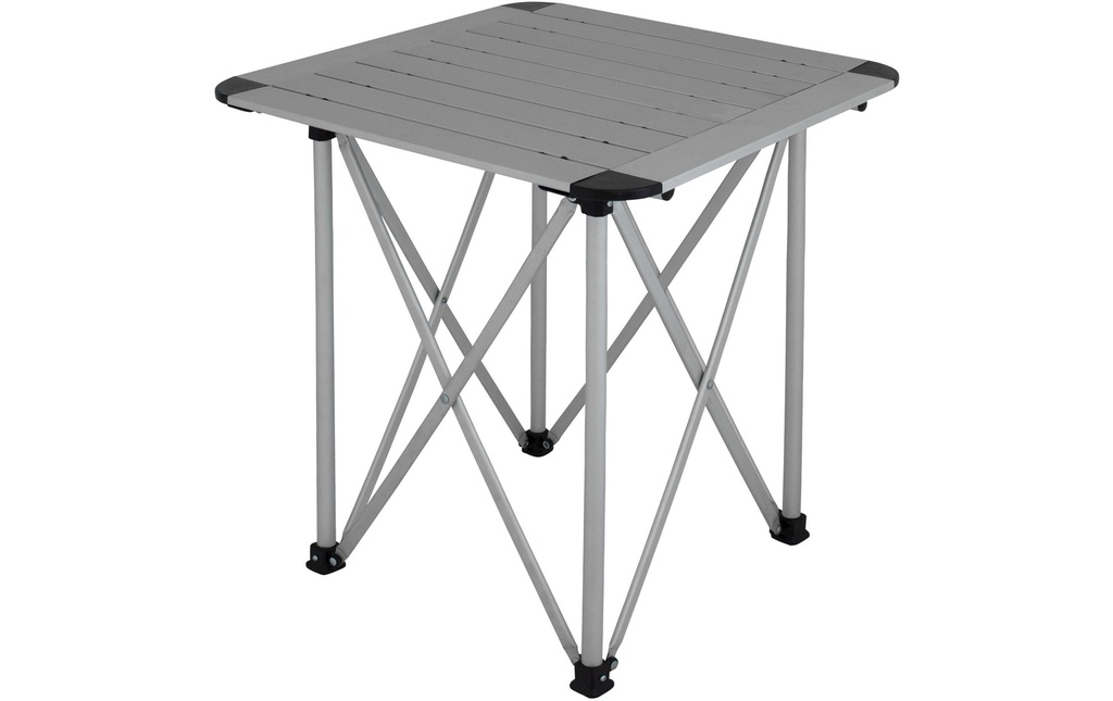 Eurotrail Table de camping Burzet avec plateau à roulettes 52 x 52 cm