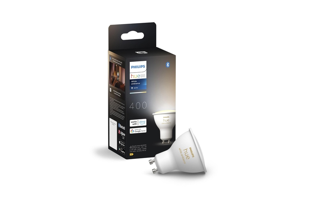 Philips Hue Ambiance blanche GU10 pack individuel
