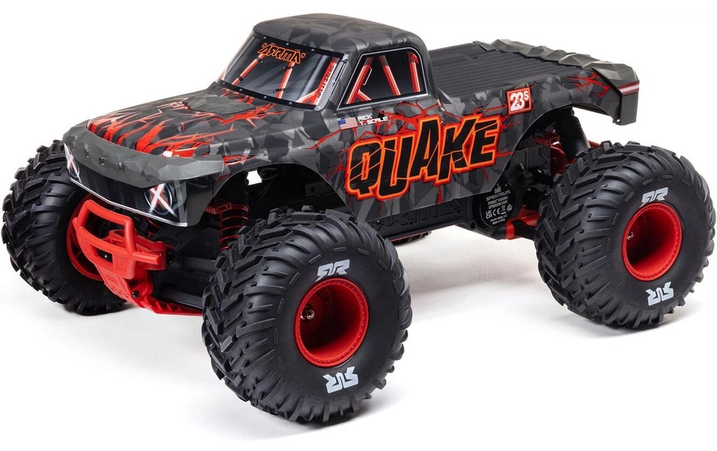 Arrma Monster Truck QUAKE 223S DSC ARTR 1:10 - Rouge