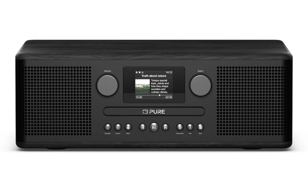 Pure Radio DAB+ Classic C-D6i noir/frêne Noir