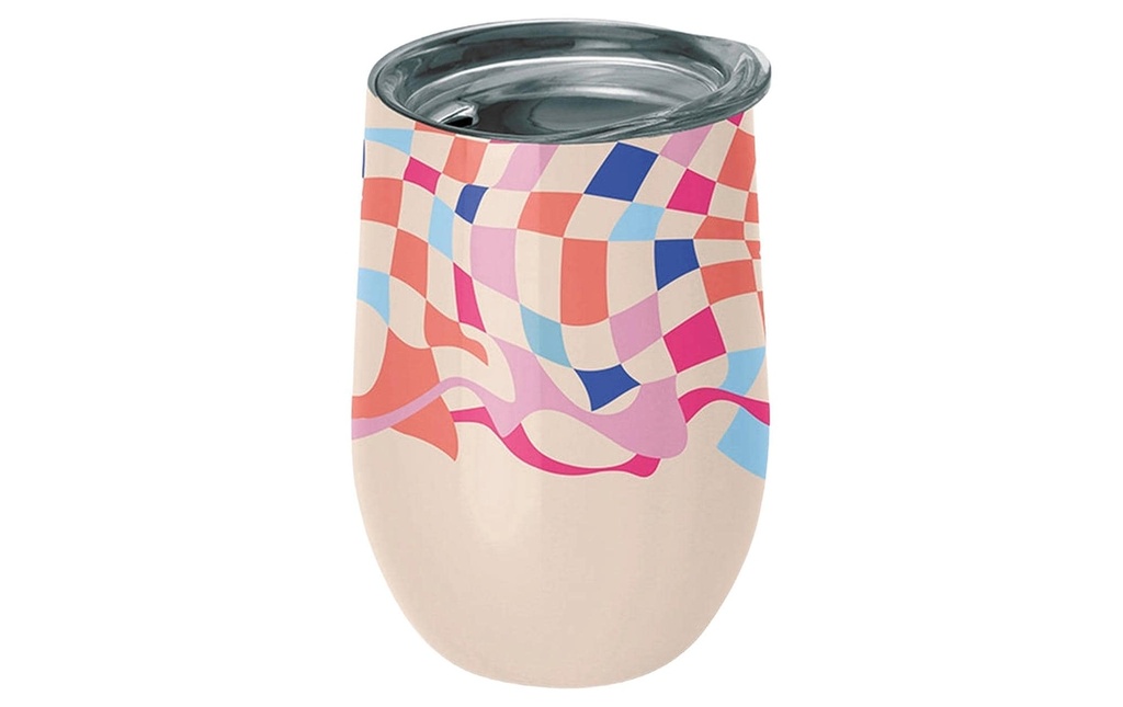 BioLoco Gobelet isotherme Office-Playground 420 ml, Beige/Rose
