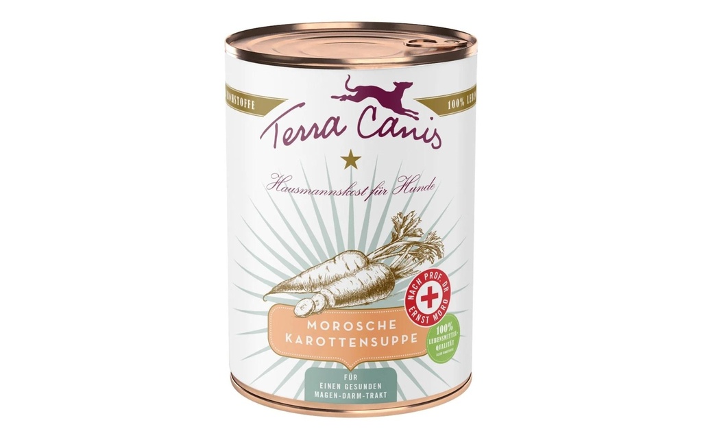 Terra Canis Supplément alimentaire pour chiens Soupe de carottes de Moro 400 g