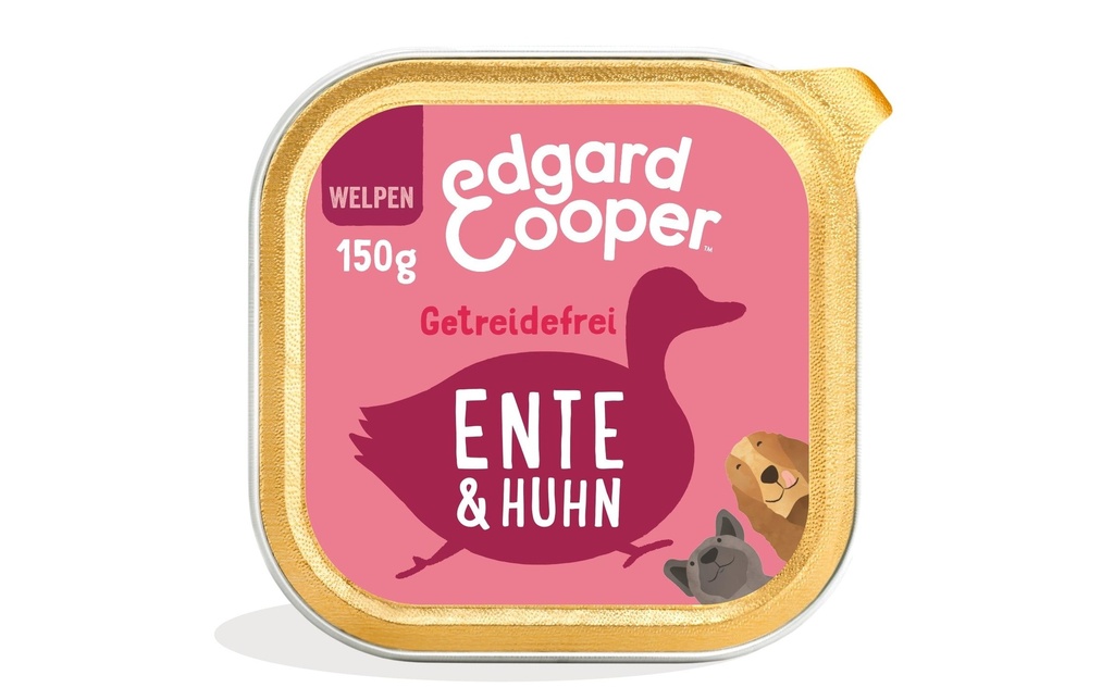 Edgard & Cooper Alimentation humide Junior canard + poulet, 11 x 150 g
