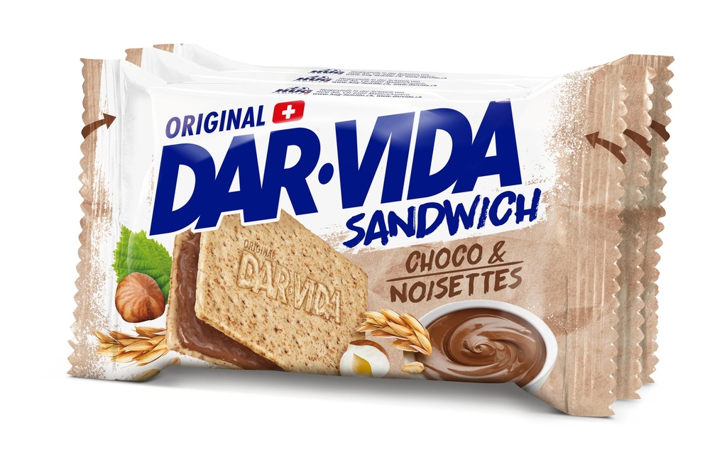 DAR-VIDA Collation Sandwich Choco & Noisette 195 g