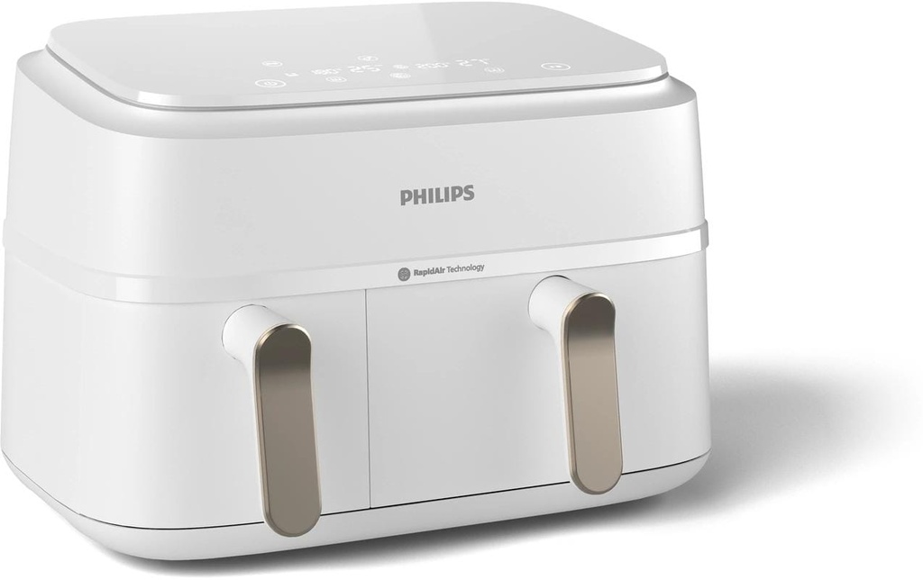 Philips Friteuse à air chaud 3000 Series Dual Basket Champagne