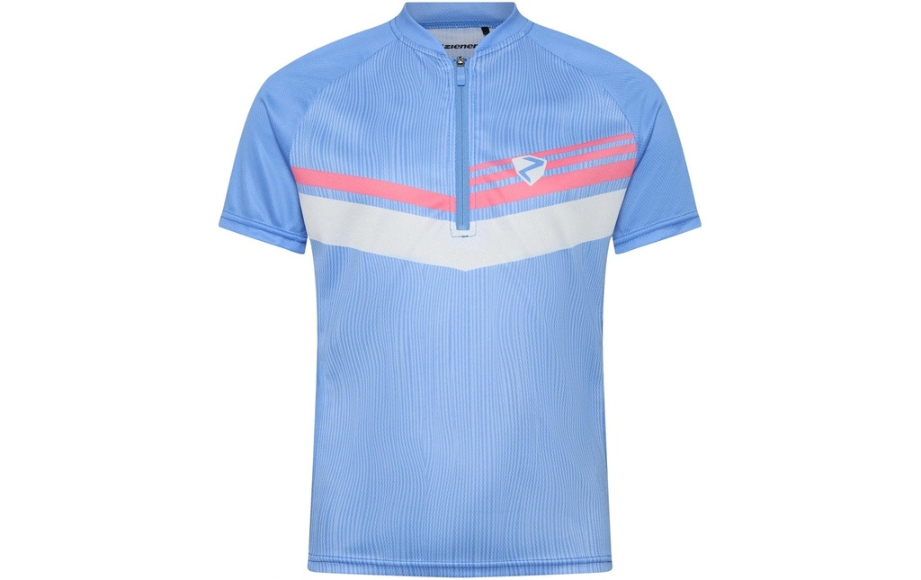 Ziener Maillot de vélo NESTEL-Z Junior unisexe Dreamy Sky White, Gr. 176