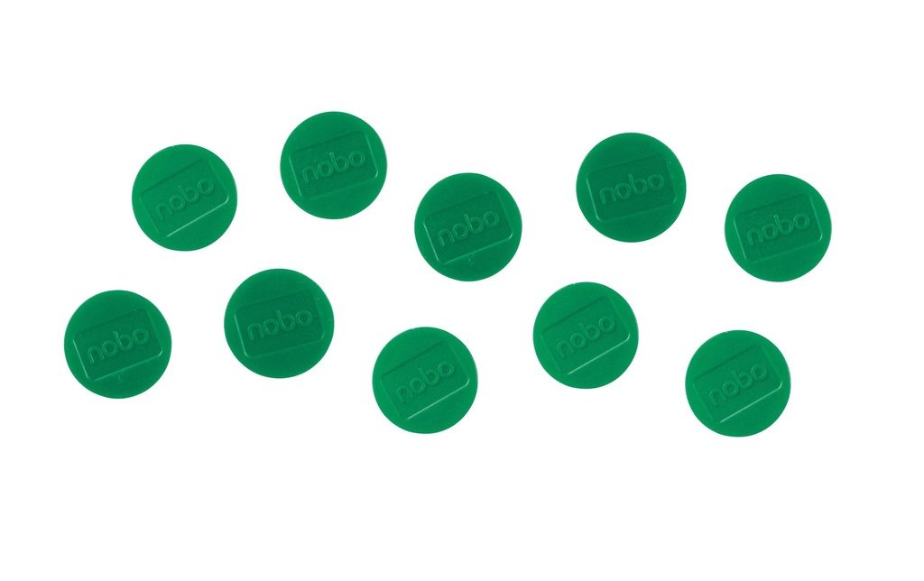 Nobo Aimant Ø 3.2 cm 10 Pièce/s, Vert