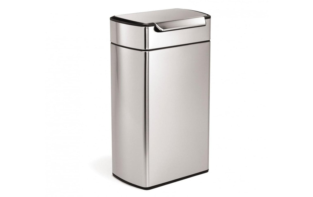 Simplehuman Poubelle touch Touch-bar CW2014 40 l, Argenté