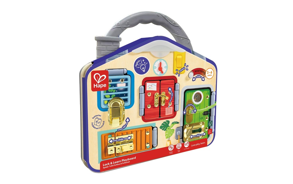 Hape Tableau de jeu serrure & clé