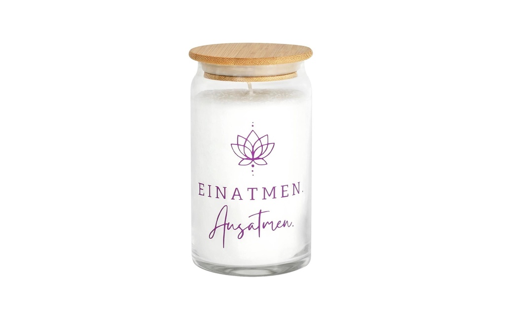 Candle Factory Bougie dans un verre Inspiration Expiration 12 x 7 cm